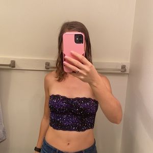 Victoria's Secret PINK Galaxy Bling Lace Bandeau
